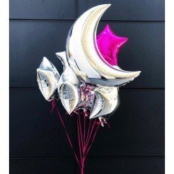 Букет из шаров Лунная ночь