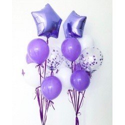 Фонтаны из шаров Сирень