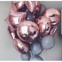 Букет из шаров  50 оттенков серого