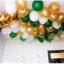 Шарики под потолок Изумрудный город 100 шт