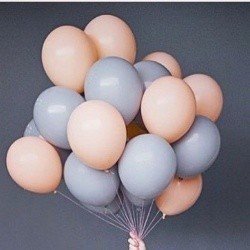 Облако шаров Пастель пудровый 50 шт