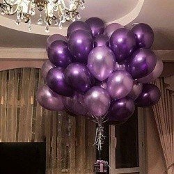 Облако шаров Пурпурно-фиолетовая гроздь 100 шт