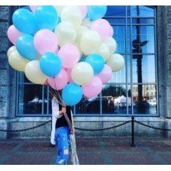 Облако шаров Пастельные краски 100 шт