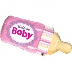 Шар фигура Бутылочка малышка девочка