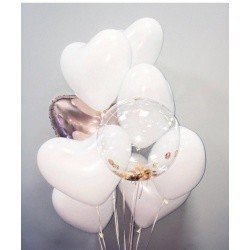 Букет из воздушных шаров Мечта влюбленных