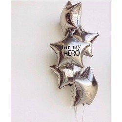 Фонтан из шаров мужчине «Мой герой»