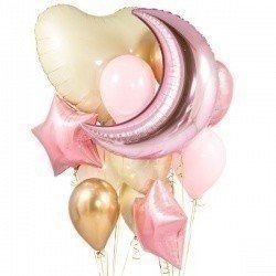 Букет из шаров BABY PINK
