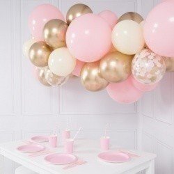 Гирлянда из шаров «Розовое золото»