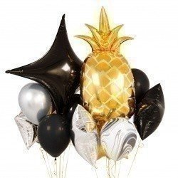 Букет из шаров «Черный ананас»