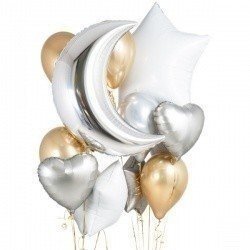 Букет из шаров «Золотая ночь»