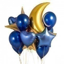 Букет из шаров «Ночное небо»