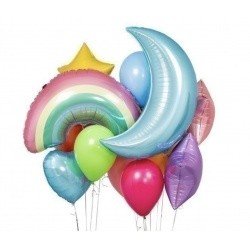 Букет из шаров «Радужная пастель»
