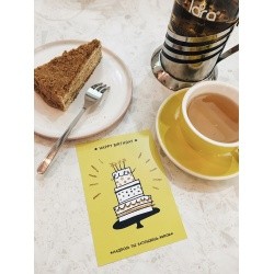 Открытка «Заплывешь жиром»