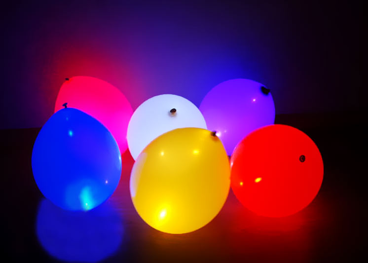 Светящиеся Шары на Пол 15 шт