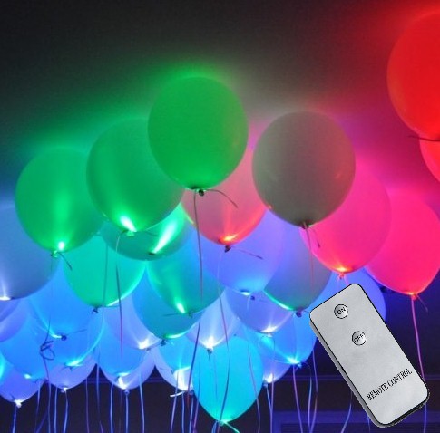 Светящиеся шары с пультом 25 шт