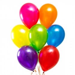 Облако шаров с гелием Ассорти металлик эконом 15 шт