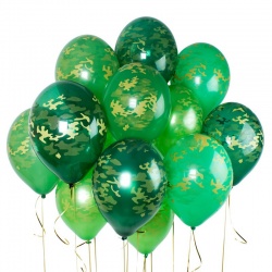 Облако шаров Камуфляжные 100 шт