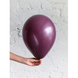 Шар бордовый матовый