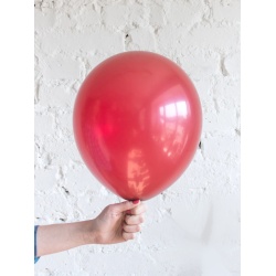 Шар красный металлик