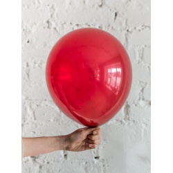 Шар красный полупрозрачный