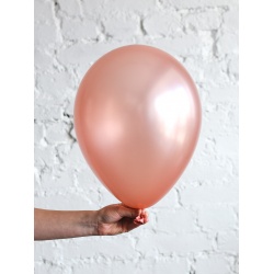 Шар розовое золото металлик