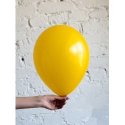 Шар ярко-жёлтый матовый