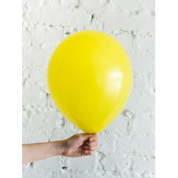 Шар жёлтый матовый