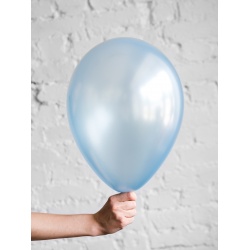 Шар светло-голубой перламутровый