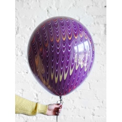 Шар Фиолетовый мраморный 