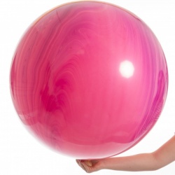 Большой шар Агат Pink Violet розово-фиолетовый
