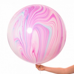 Большой шар Агат Fashion светло-фиолетовый