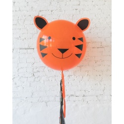 Большой шар Тигр на гирлянде