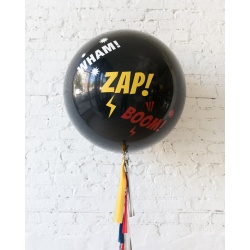 Большой шар SUPERHERO на гирлянде