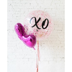 Большие шары целую и обнимаю с сердцем