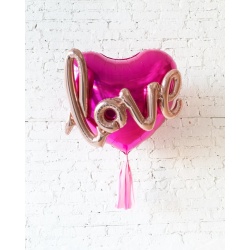 Большой шар Сердце Love