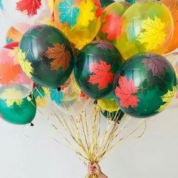 Облако шаров Осень 25 шт