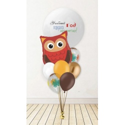 Букет из шаров снова в школу