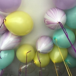 Шары под потолок «Травяная поляна» 100 шт