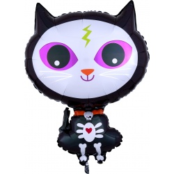 Шар фигура Котенок-Скелет