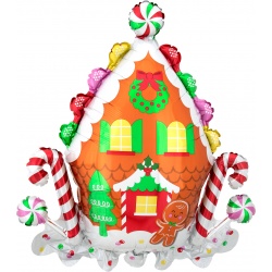 Шар фигура P35 Домик Пряничный