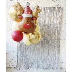 Букет из шаров Олень в шапки