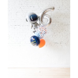 Букет из шаров с космонавтом