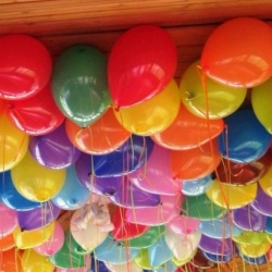 Шарики под потолок Ассорти пастель 10 шт