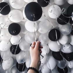 Шарики под потолок панда 50 шт