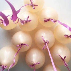 Шарики под потолок Ванильное небо 100 шт 