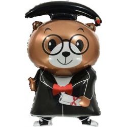 Шар фигура Медведь Выпускник ДБ