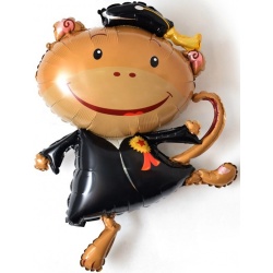 Шар фигура Обезьянка Выпускник ДБ