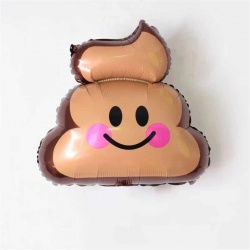 Шар фигура Смайл какашка 