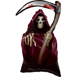Шар фигура Смерть с косой на Хэллоуин