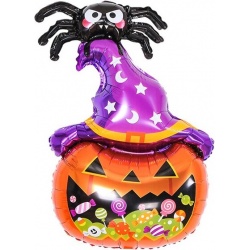 Шар фигура Паук и Волшебная тыква